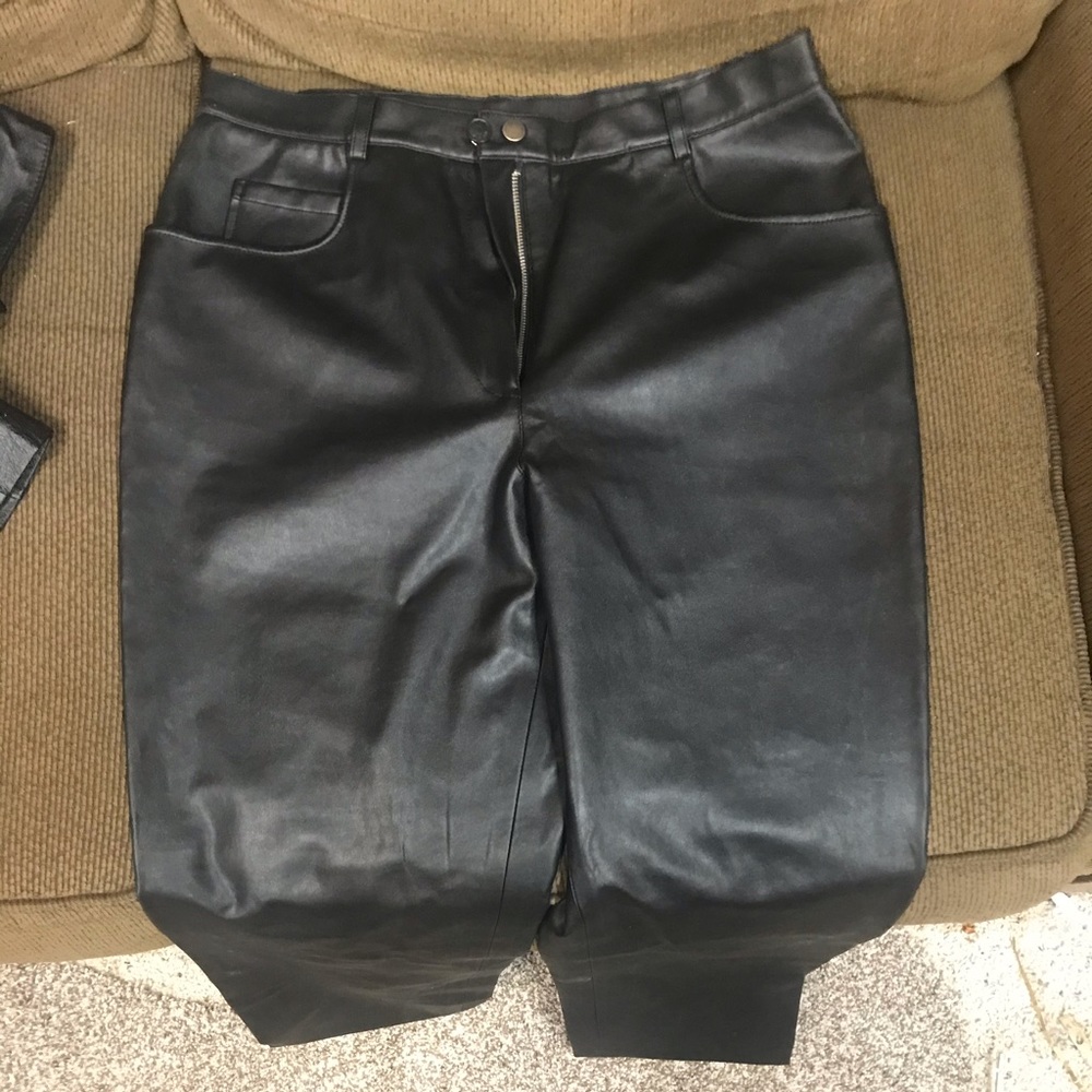 Leather pants